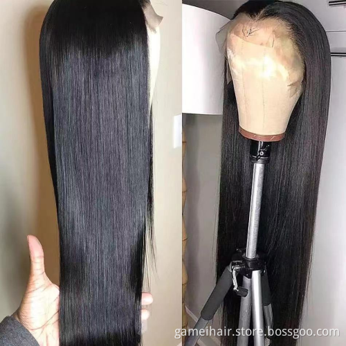 GMwig Lace Front Human Hair Lace Wigs.Brazilian Virgin Human Hair Wig.Cheap Straight Human Hair Lace Front Wig Wholesale Price